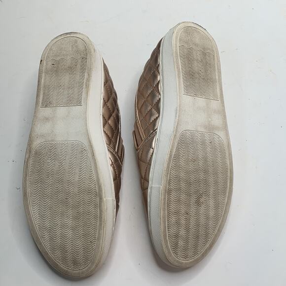 Steve Madden Zaander Rose Gold Color Quilted Slip-On Sneaker S-159 Sz 11 - Picture 10 of 10